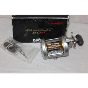 NEW Daiwa Saltist 50H Fishing Reel – CRBB Saltwater Reel with Box and Tools